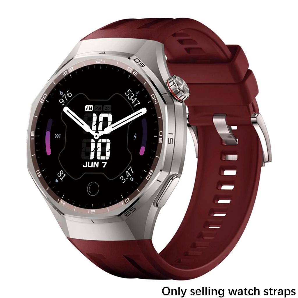 No Gaps Silicone Strap for Huawei Watch GT6 Pro 46mm Offical Soft  Adjustable Sport Straps for GT6Pro 46mm Quick Release Band