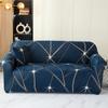 Solid Color Elastic Sofa Cover All-inclusive Old-fashioned Armrest Sofa Cover Fabric Dust Cover Light Luxury