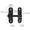 Secure Zinc Alloy Door Lock Latches Easy Installation Designs Accessory for Interior Exterior Door Rustproof Use