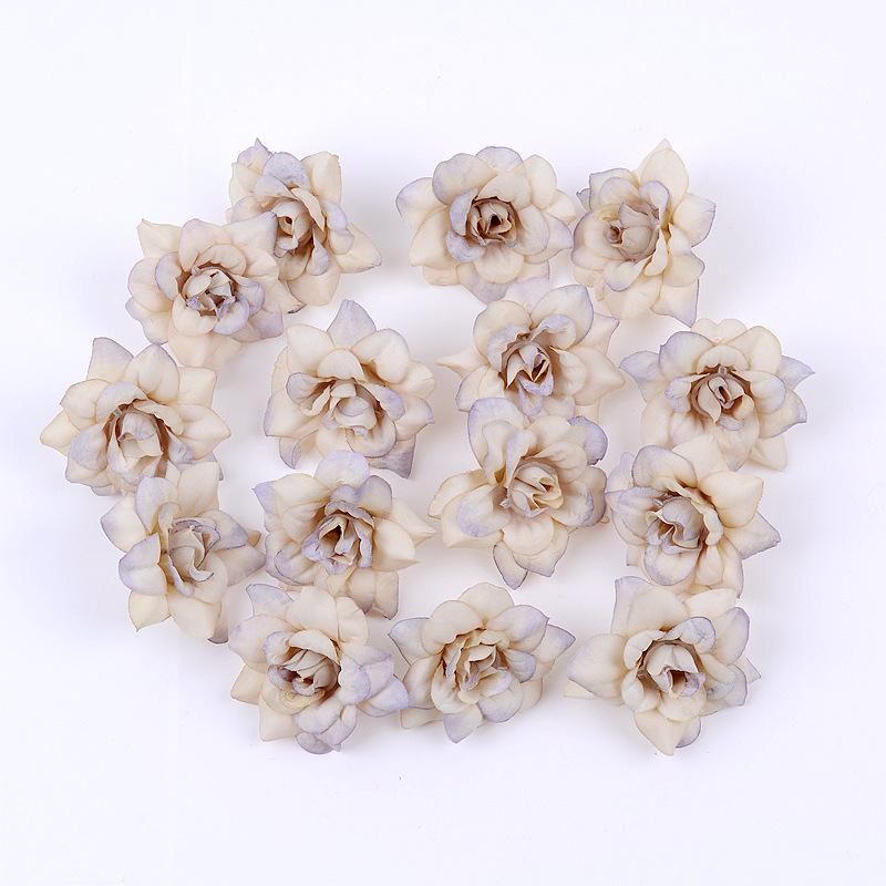 Silk Pointed Rose Small Flowers for DIY Headwear & Wedding Decoration