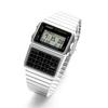 Casio Dbc 611 1df  Dbc 611 1  Databank Digital Square Vintage Retro Telemo Public Metal Watch