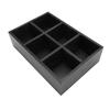Coffee Station Organizer with Divider Wooden Coffee Bar Accessories Storage Box Tea Bags Coffee Pods Holder for