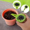 12pcs/set Gardening Tools Set Adjustable Handheld Seed Dispenser & Puncher Plant Label Manual Plastic Seeder for Small Planters