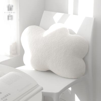 Decoration Soft Cute Nordic Style White Cloud Shaped Cushion Bedding Sofa Cute Home Throw Pillow Stuffed Plush Toys Gift