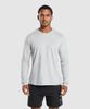 CresT Long Sleeve T shirT lighT Grey Marl A1a9e Gbfg