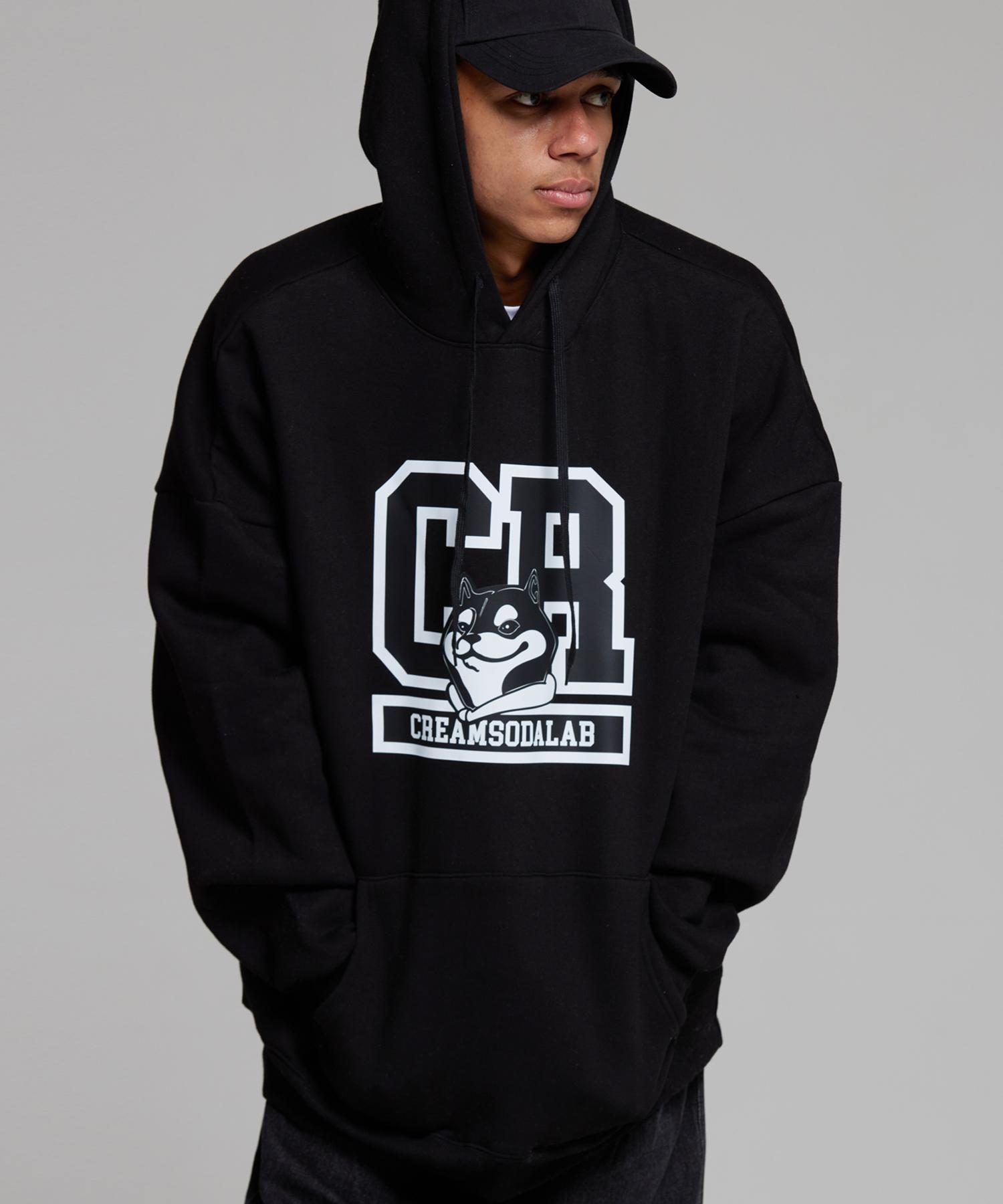 Cream Soda Lab Lab Cr University Logo Hoodie Black M