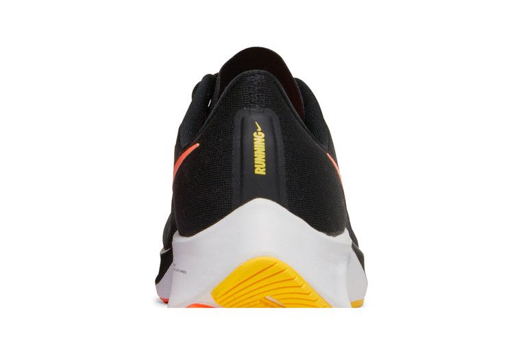 Nike Air Zoom Pegasus 37 Black Bright Mango Men's Sneakers