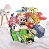 1pc Powerpuff Girls Automatic Opening/Closing Outdoor Umbrella with Portable Tri-Fold Design, 8-Rib Iron Frame Outdoor for Fans, Travelers, Daily