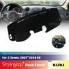 For Mazda 2 Demio 2007~2014 DE Anti-Slip Mat Dashboard Cover Pad Sunshade Dashmat Car Accessories 2013 2012 2011 2010 2009 2008