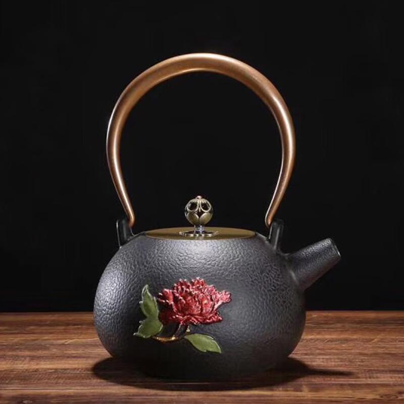 Hand-Painted Ceramic Tea Kettle