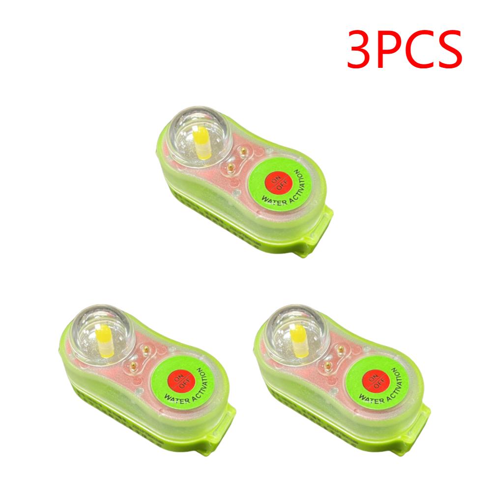 1-5pcs LED Life Jacket Light Energy-Efficient Safety Personal Locator Light Life Vest Signal Light for Swimming Sea Fishing