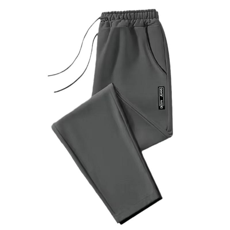 Straight Ice Silk Trousers Source Large Size Casual Trousers