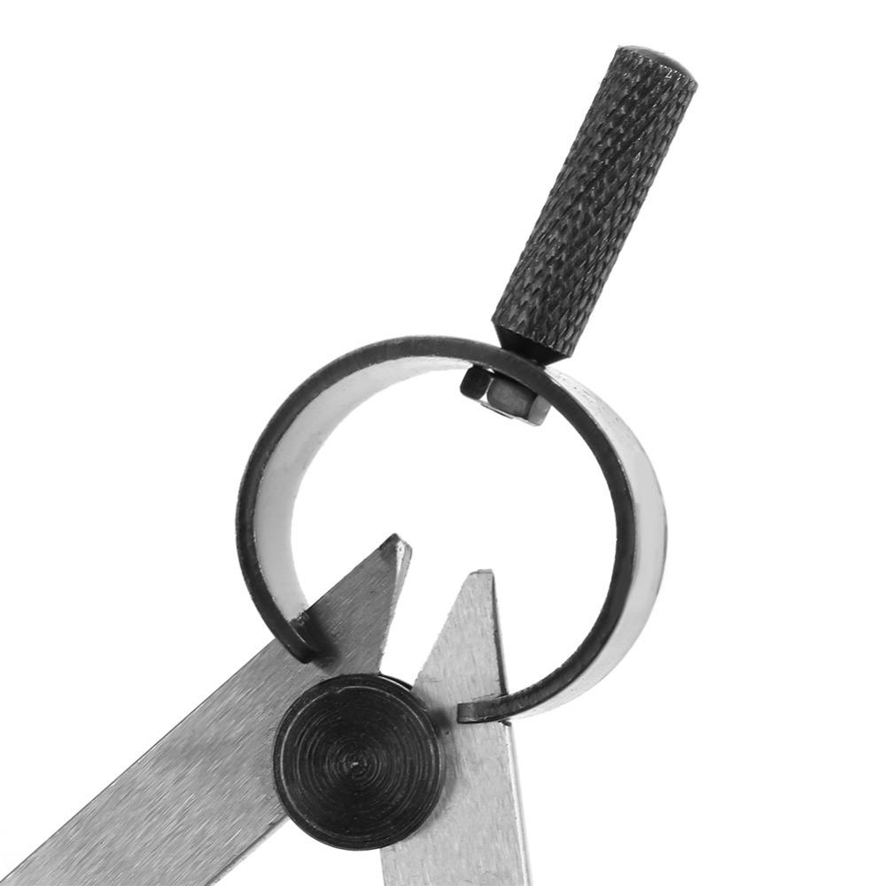Leather Divider Leather Compass 100mm Rotating Compass Professional Spring Divider Woodworking