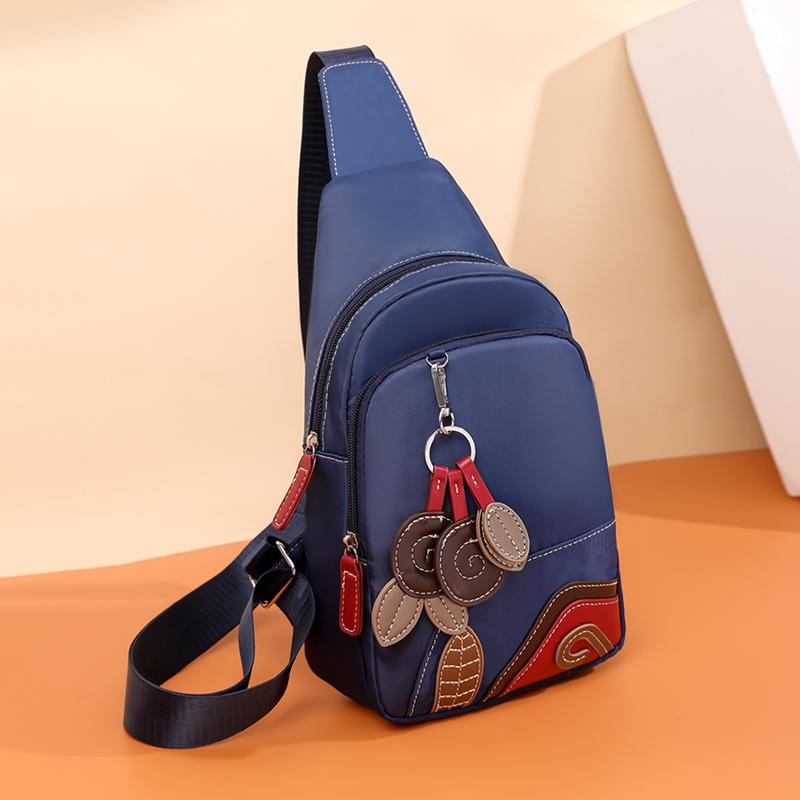 Oxford Chest Bag Women's Retro Travel Small Back Pack