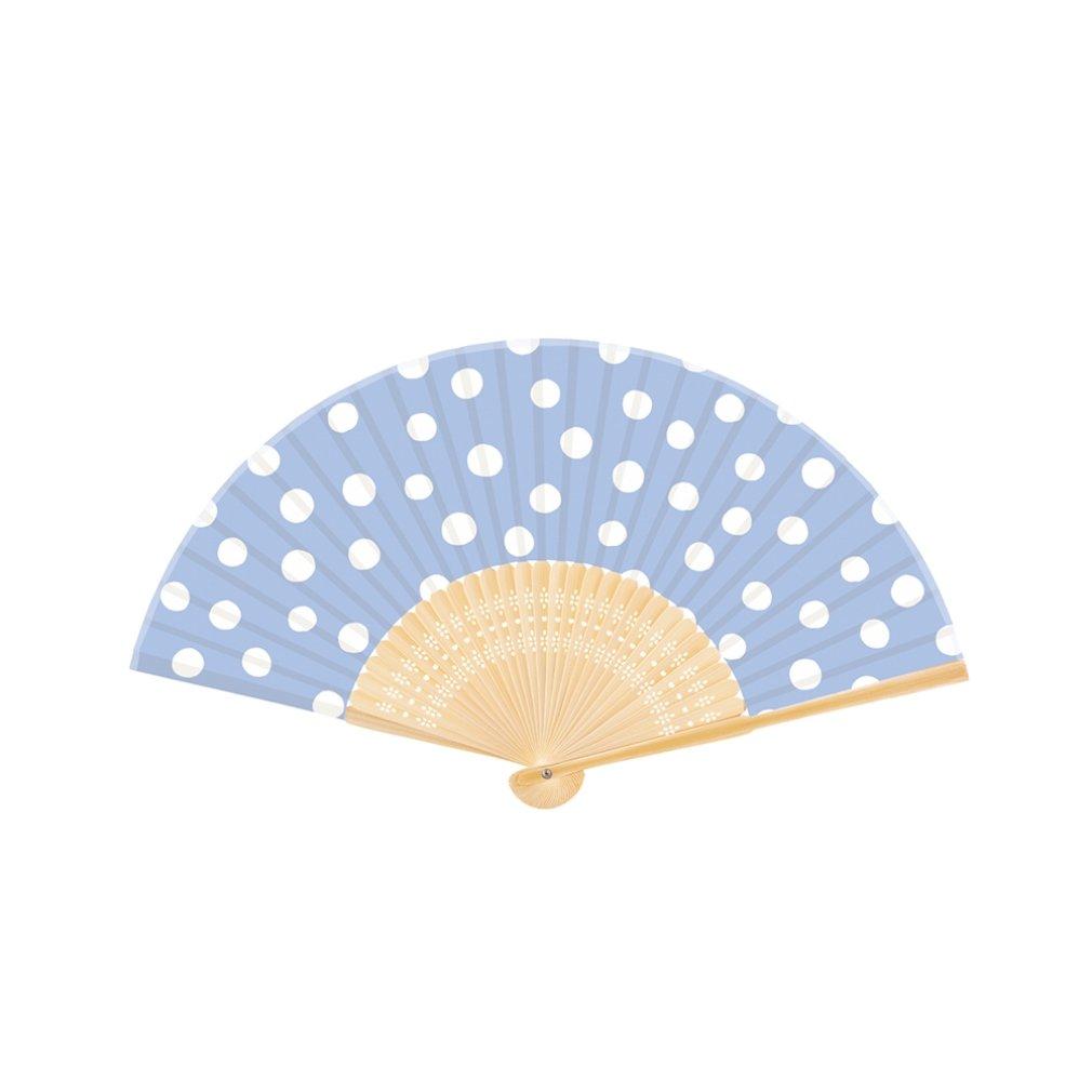 New Japan Calendar Folding Fan Wamon Polka Dot 701