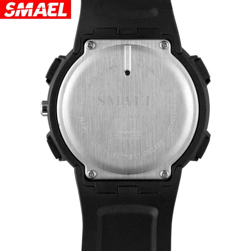 SMAEL Multifunctional Electronic Watch Outdoor Waterproof Compass Sports Countdown Student Watch