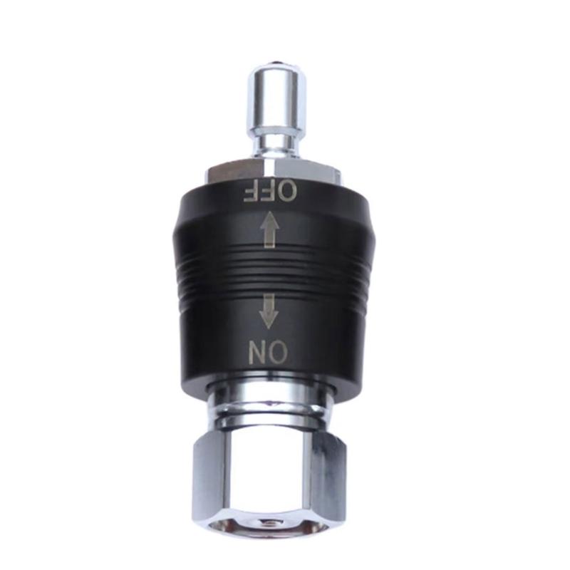 Scubas Diving Regulator Adaptor 9/16 Thread Connector With Switches Low Pressure Quick Interfaces Push Valves Connector