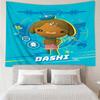 Octonauts Print Tapestry, Backdrop, Easy Setup, Ideal for Bedroom, Office & Living Room, with Aesthetic Wall Hanging Decor.