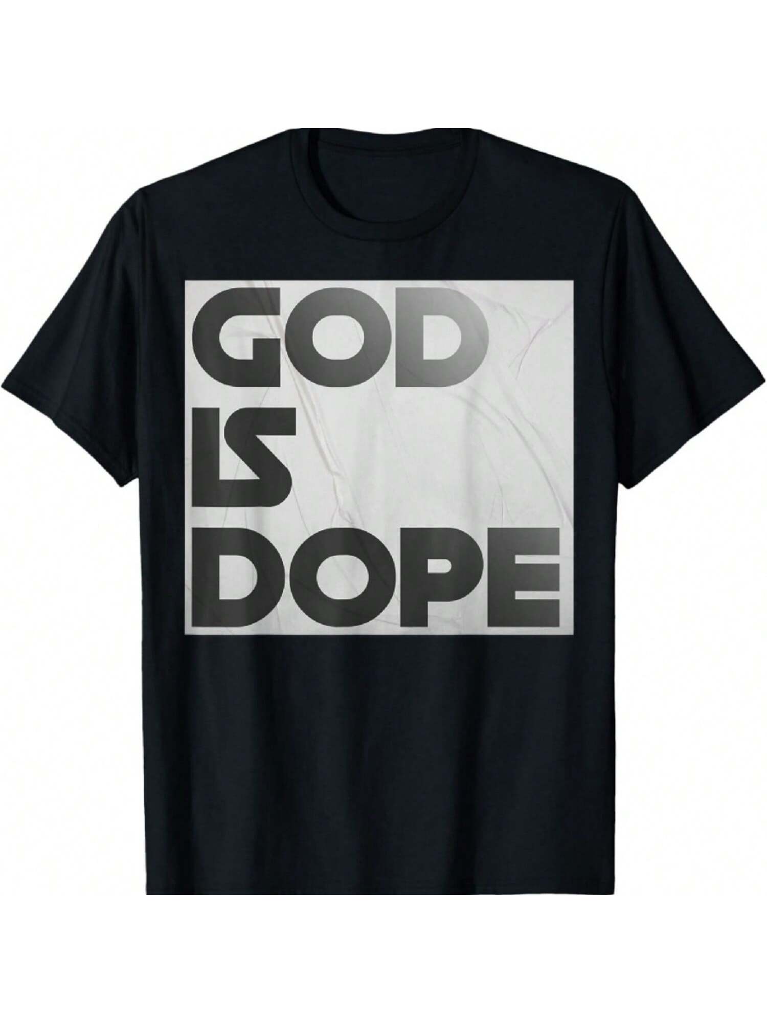 God Is Dope I Love Godfather Quote T-Shirt S разноцветный