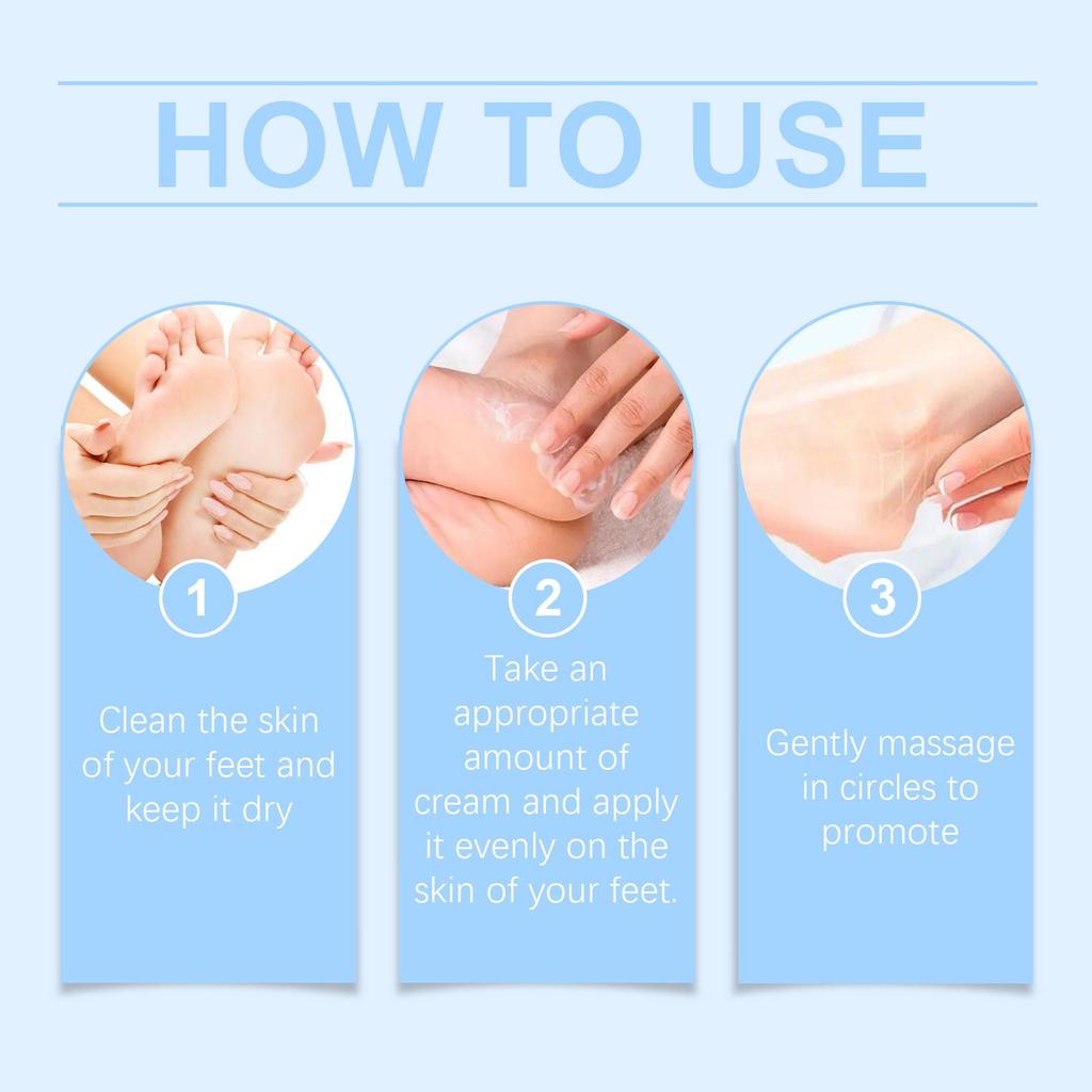 Wiyun Urea Moisturizing Foot Repair Cream Nourishing Foot Moisturizer with Urea Gentle Care for Soft Feet 100g