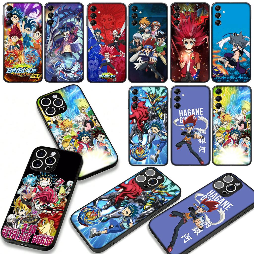 Anime Cartoon B-Beyblades Burst Case for Motorola Moto G54 G05 G24 G55 G75 G85 G15 G57 G86 Power Edge 50 30 Ultra Fusion neo Pro