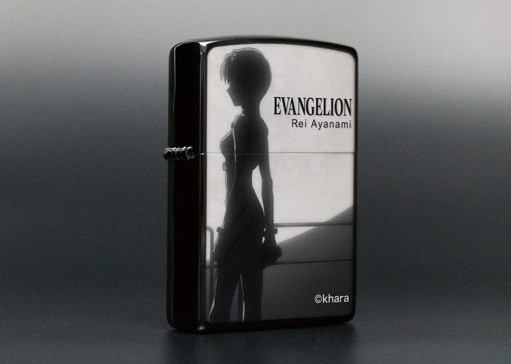ZIPPO Lighter New Theatrical Edition Rei with Moon - Evangelion - (Official Import)