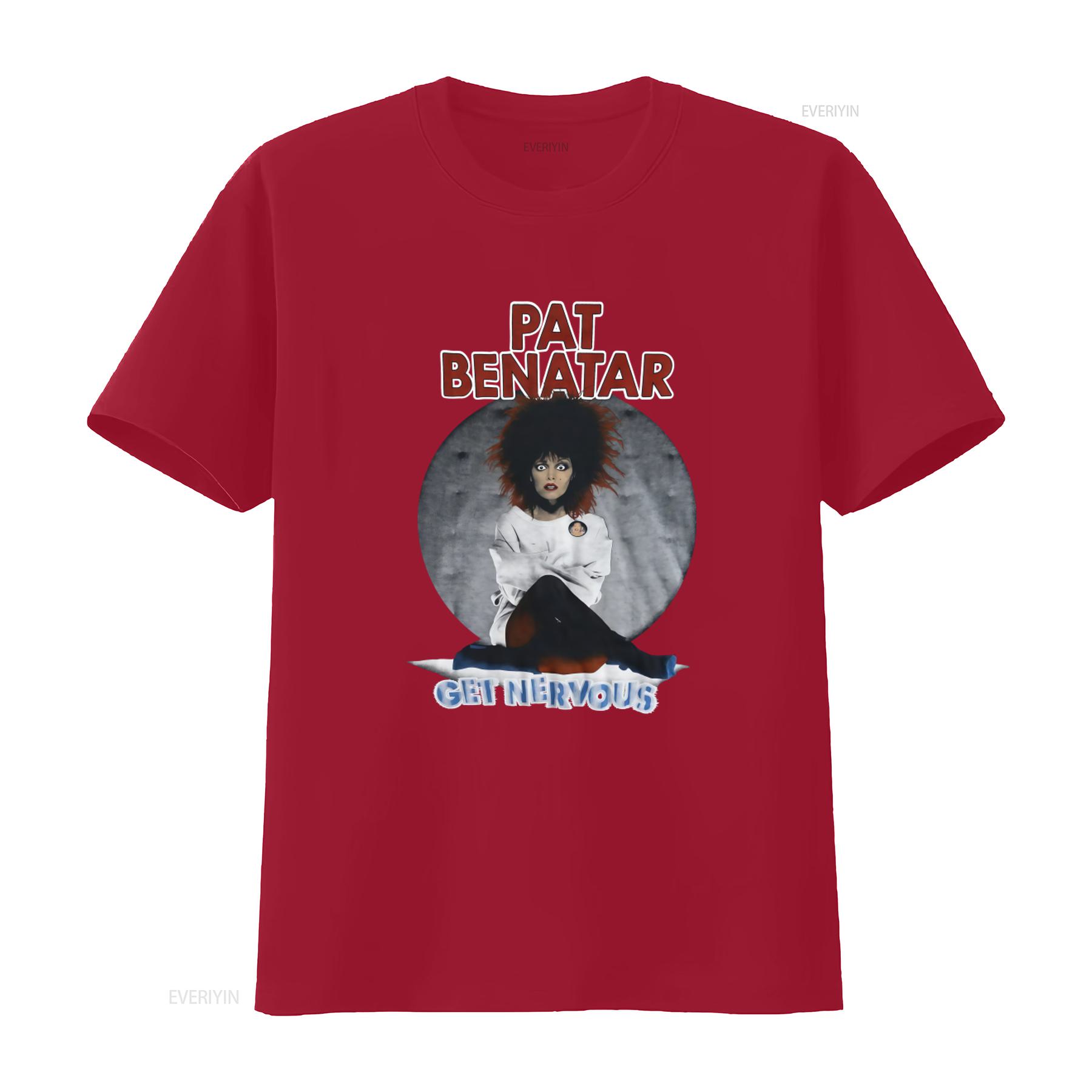 Vintage Pat Benatar Get Nervous T Shirt Retro Rock Style for All Sizes vintage Washed Stylish designer clothes graphic Slightly S