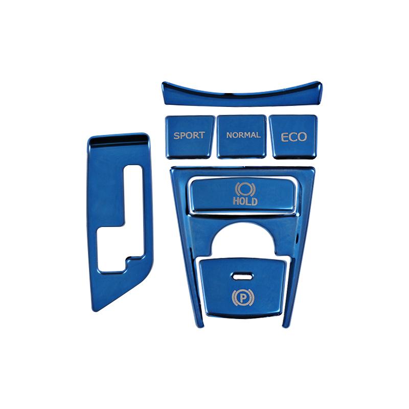 

Алюминиевый сплав автомобильный электронный ручной тормоз ESP кнопка крышка отделка наклейки аксессуары для Toyota Camry XV70 2018-2024 2024 2024 синий