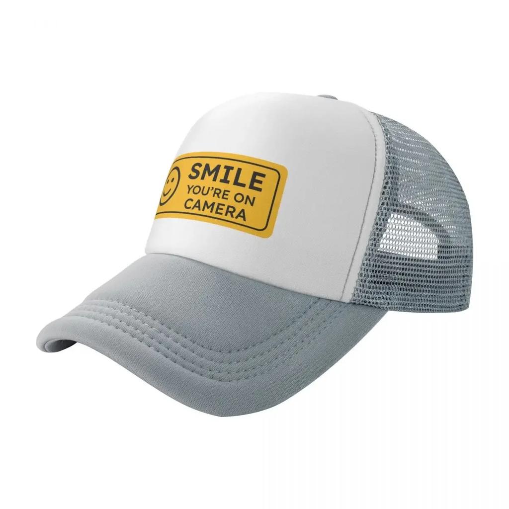 Smile Youre On Camera Baseball Cap New Hat Golf Wear Funny Hats Unisex Caps Women's