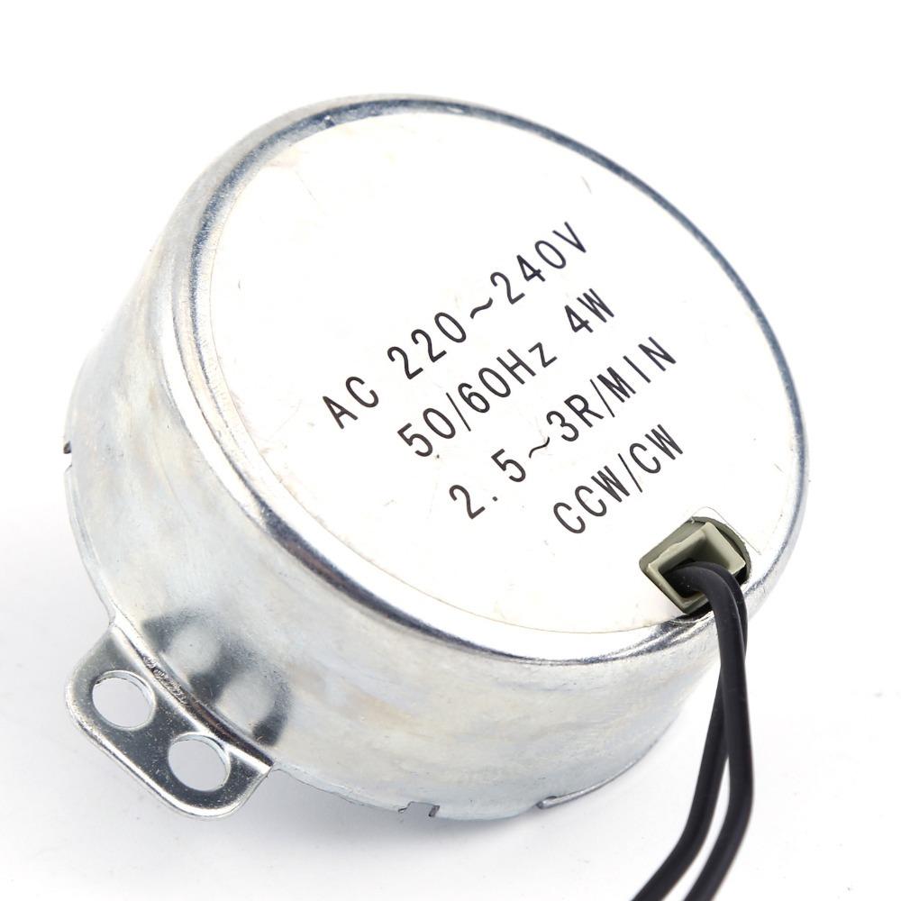 220-240V AC Turntable Synchronous Motor CW/CCW Rotation AC Synchronous Motor Home Appliance Use