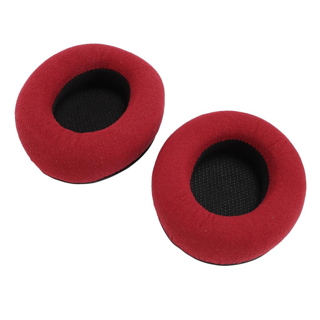 2 Stück Headset-Polster Memory-Schaum Ohrabdeckung Kissen Ersatz für Focal Listen Wireless Kopfhörer Rot