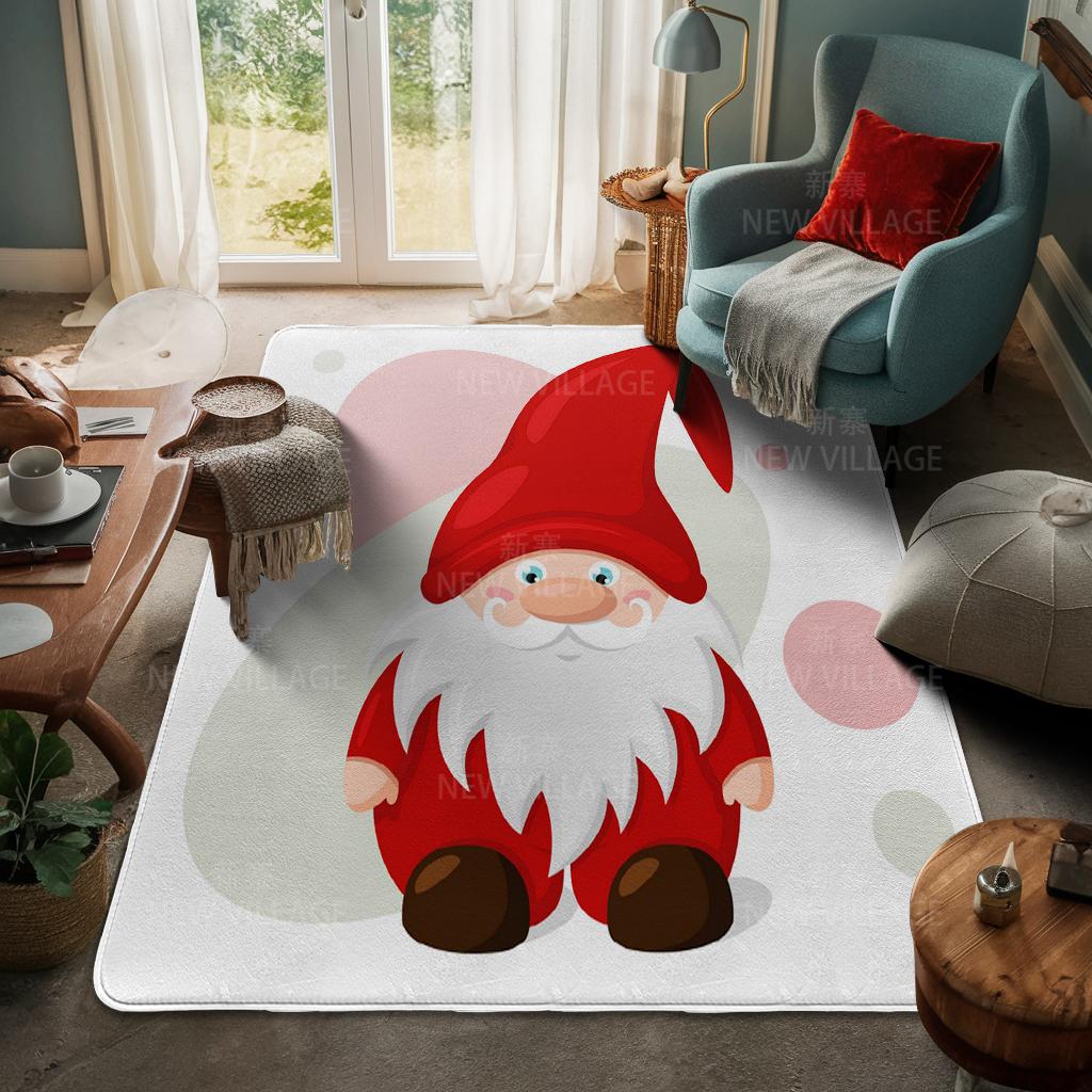 House Entrance Carpet Home Door Mat Living Room Bath Foot Bathroom Non-slip Water Absorption Rugs Bath Merry Christmas Winter