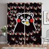 Kumamon Tulle for Bedroom Kitchen Curtains for Camera Curtains Child Room Shades Blackout Curtain Halloween Decoration Partition