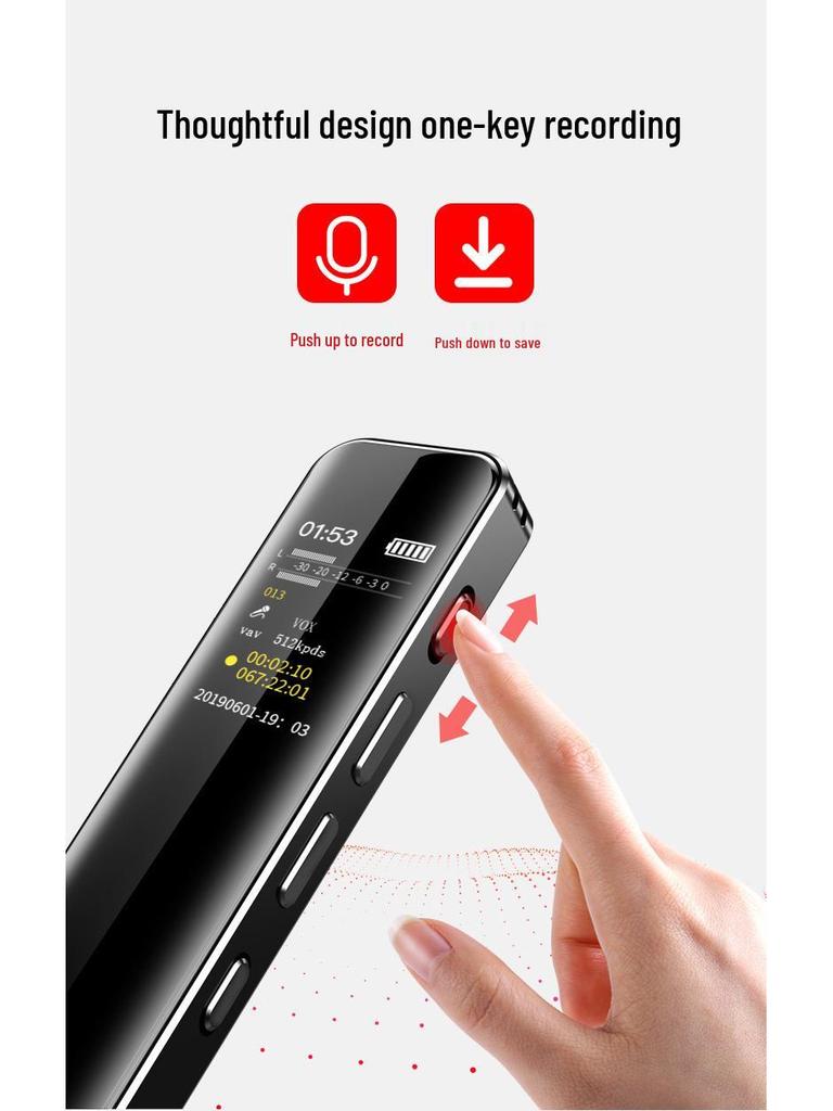 NobiXing G1/G6 HD Voice Recorder with Noise Reduction: Perfect for Students and Meetings, Doubles As Portable MP3 Player.