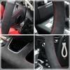 Car Steering Wheel Cover Suede Leather For Mercedes Benz Class GLC GLK ML SLK Vito W203 W222 W221 Steering Wheel Braiding Cover