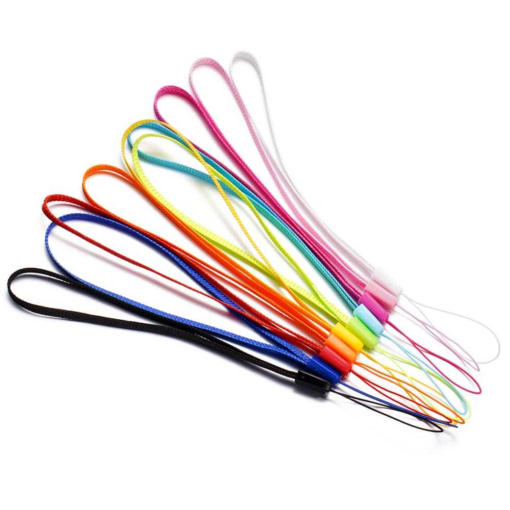 10-20ks/šarže Nylonové Dlouhé Šňůrky na Telefon Šňůrky na Karty Šňůrka Pro Kabelku Tašku Klíče Šperky Doplňky Potřeby pro Výrobu Řemesla