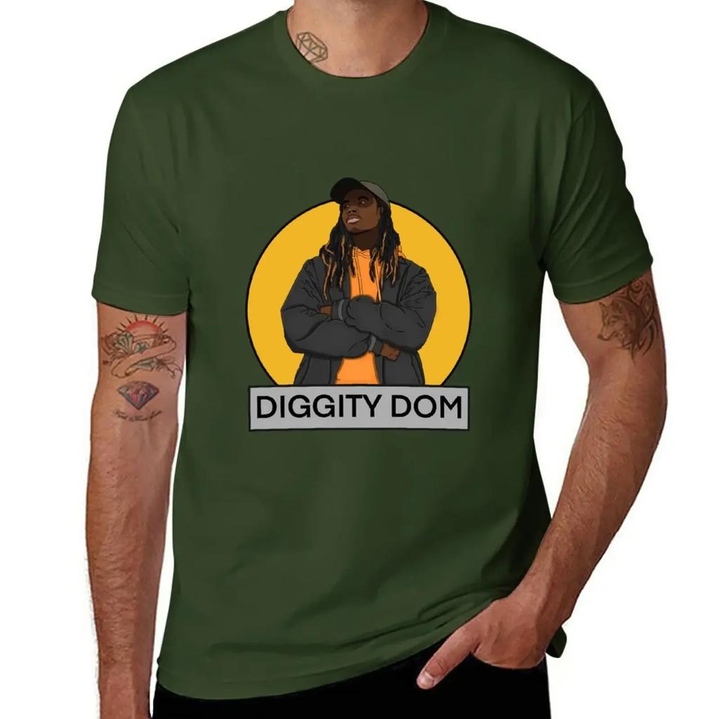 Diggity Dom Logo T-Shirt cute clothes heavyweights plus sizes men graphic t shirts