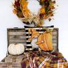 Fall Pillow Covers 18x18 Set For Fall Decor Maple Leaves Happy Outdoor Fall Pillows Decorative Throw Pillows 4pc