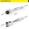 Multifunctional Bicycles Repair Tool Set Folded Easy Maintenances Wrenches Tool for Convenient Use