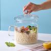 1500ml High Borosilicate Glass Soup & Noodle Pot with Handle