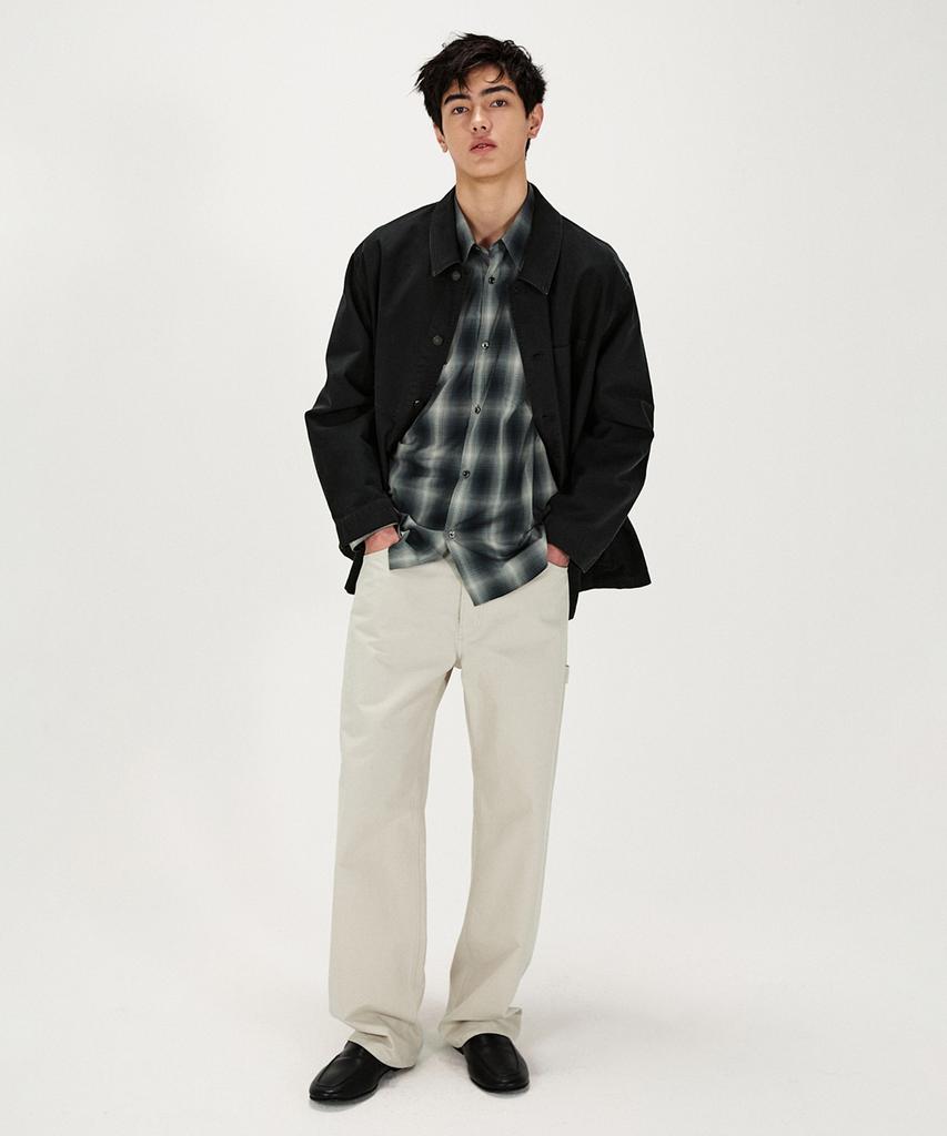 Shirter Oversized French Moleskin Jacket (Black)