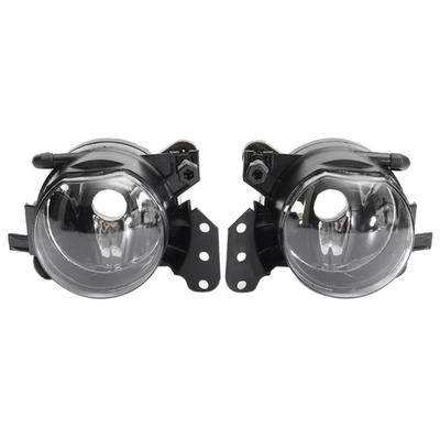 Pair Front Fog Lights Lamps Housing Clear Fit For BMW E60 E61 E63 E46 X3 325i 525i