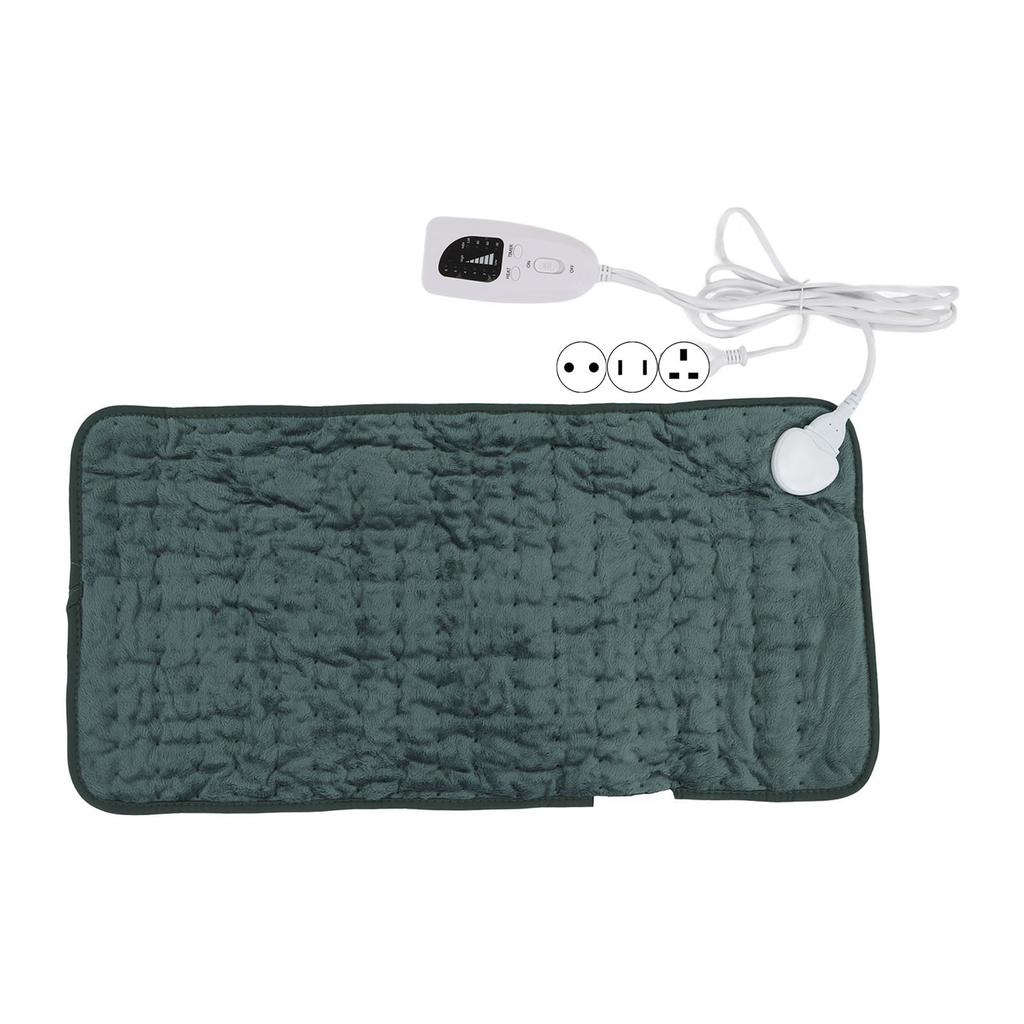 Back Electric Heating Pad 6 Levels Rapid Heating 60x30cm Soft Plush Heating Pad for Home Office Trav