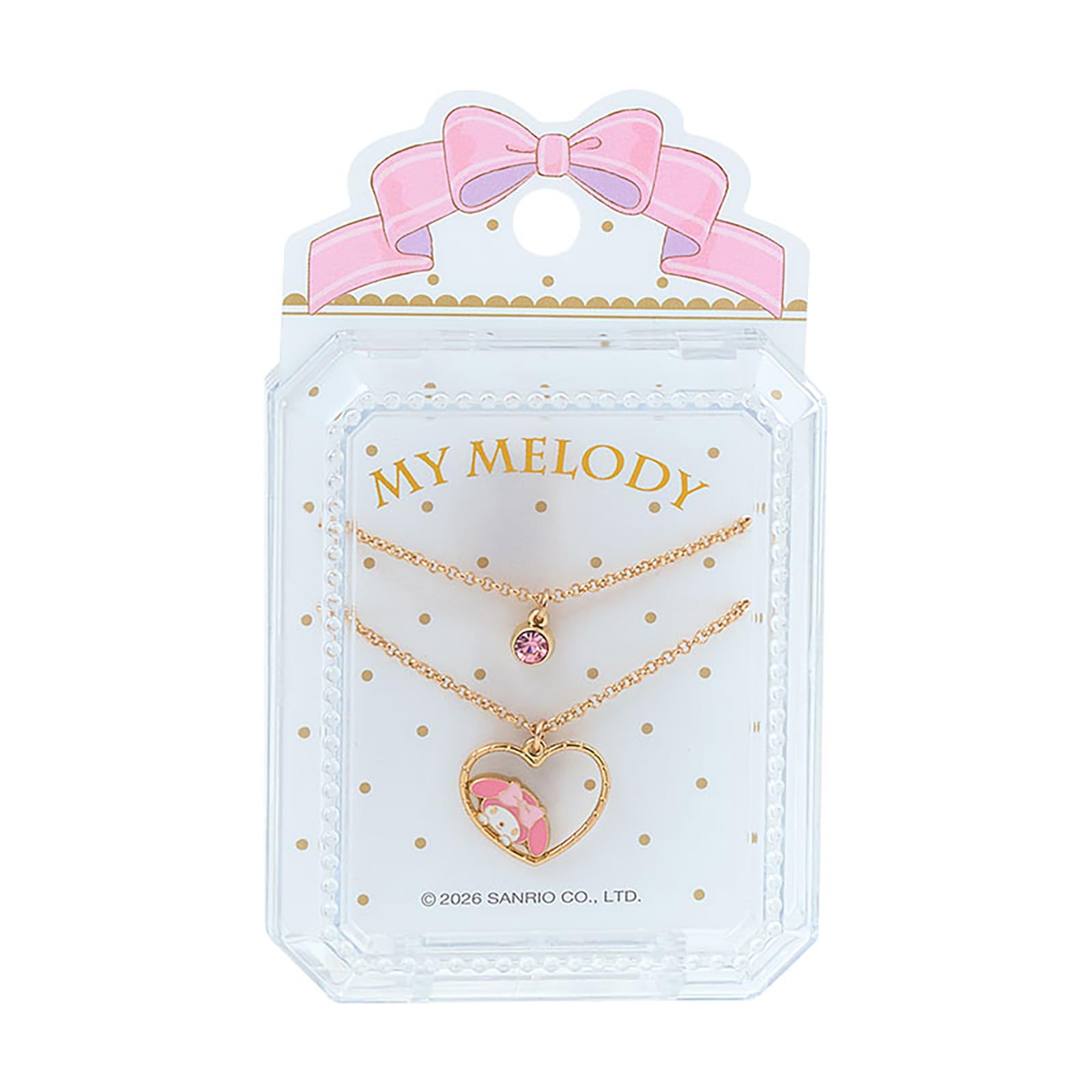 Sanrio My Melody Necklace 2-Piece Set 923711