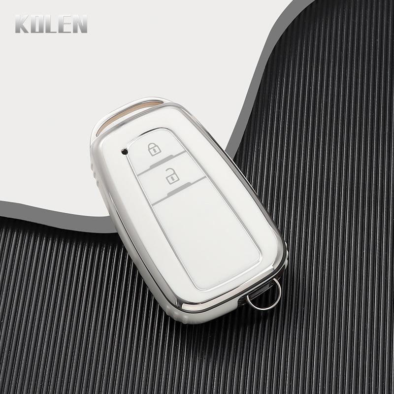 Tpu Car Remote Key Case Cover Shell Fob For Toyota Prius Camry Corolla Chr C-Hr Rav4 Land Cruiser Prado Altis Key Protect Holder