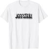 Chuck Jeffster UnisexAdults White Cotton Blend TShirt Unisex T-Shirt