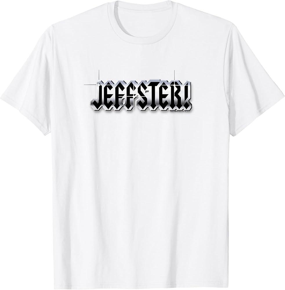 

Chuck Jeffster UnisexAdults White Cotton Blend TShirt Unisex T-Shirt XXXXL