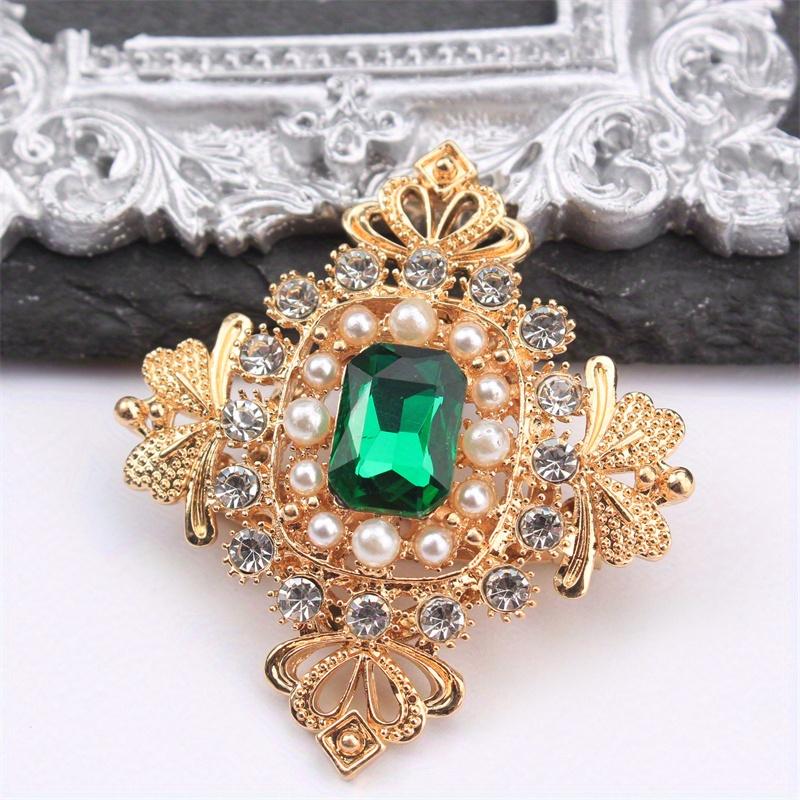 

1 роскошная и красивая винтажная новинка, элегантно украшенная универсальной стразовой крестообразной брошью для женщин, может подчеркнуть личное обаяние