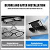 1pc Car Sunglasses Holder Magnetic Sunglasse and Ticket Clip Hub Cover For Peugeot lion 206 208 3008 2008 5008 508 Accessories