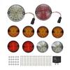 10Pcs/Set Modified LED Signal Lamps Reversing Tail Light Turn Signal Lamp Fit For Land Rover Defender 90/110 1983-1990/1990-2016
